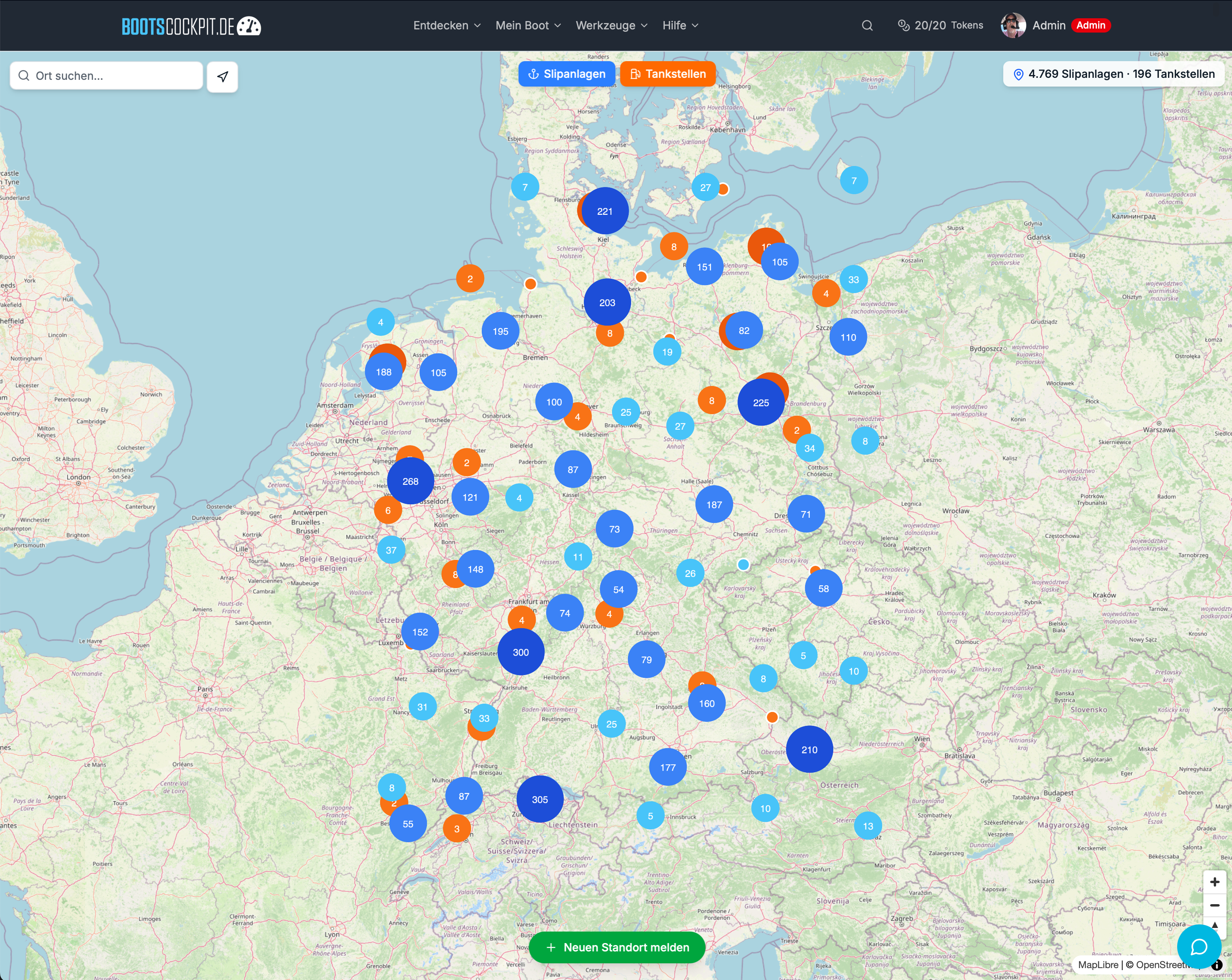 Bootscockpit Slipanlagen & Tankstellen